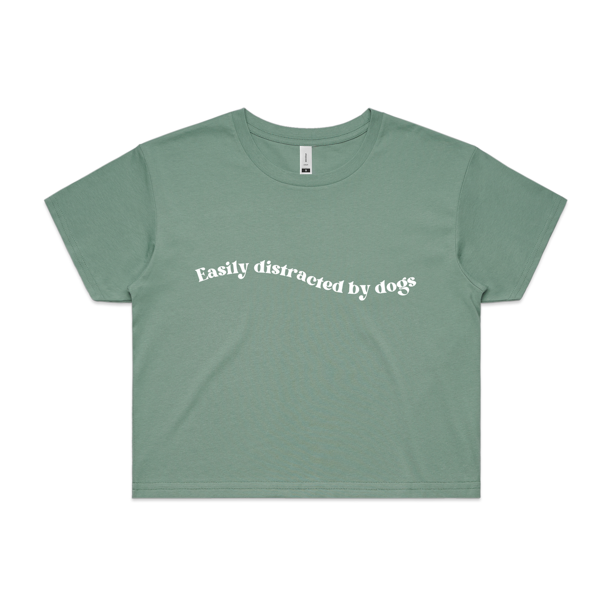 Easily Distracted by Dogs | Crop Tee